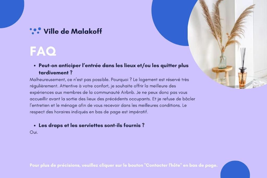 Moderne, Proche Porte De Versailles Et Gare De Clamart Malakoff